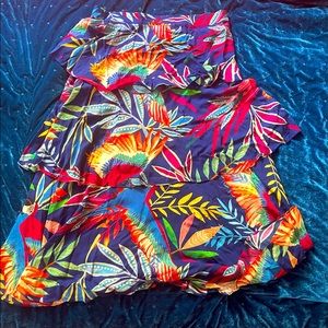 Farm Rio parrot skirt